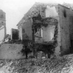 centro storico cori monte dopo bombardamento