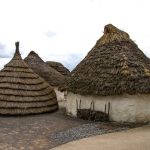 Ricostruzione di un villaggio del neolitico